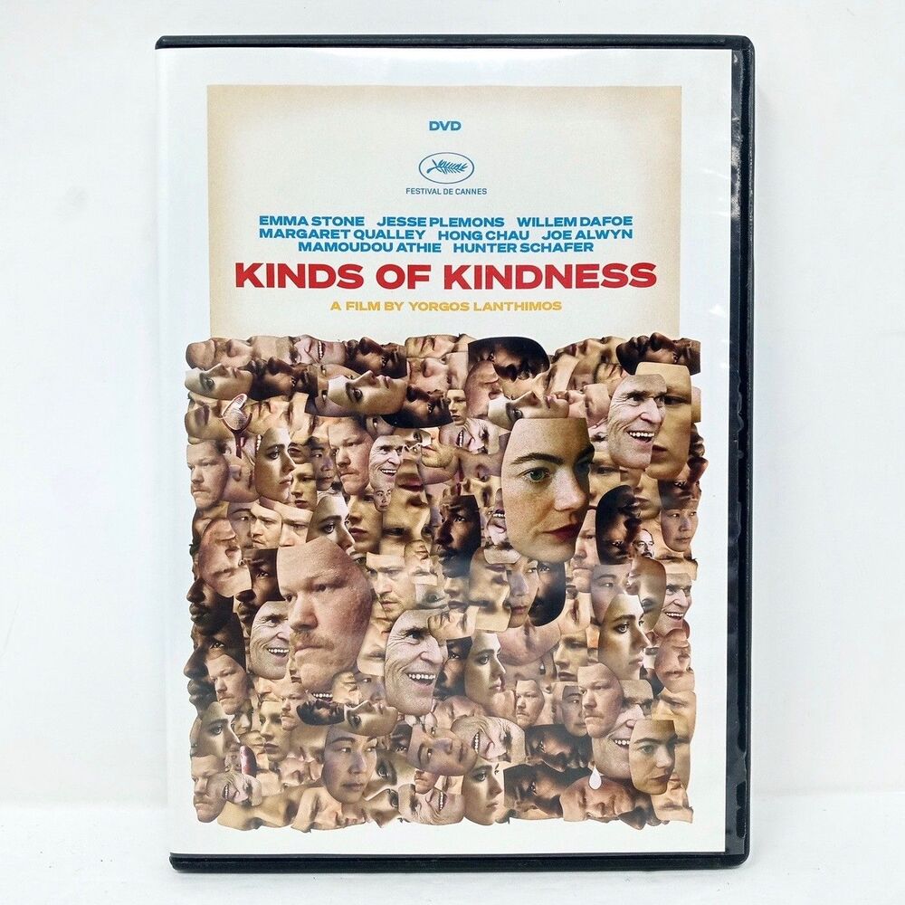 Kinds of Kindness DVD (2024, Region 1) Emma Stone Jesse Plemons Margaret Qualley